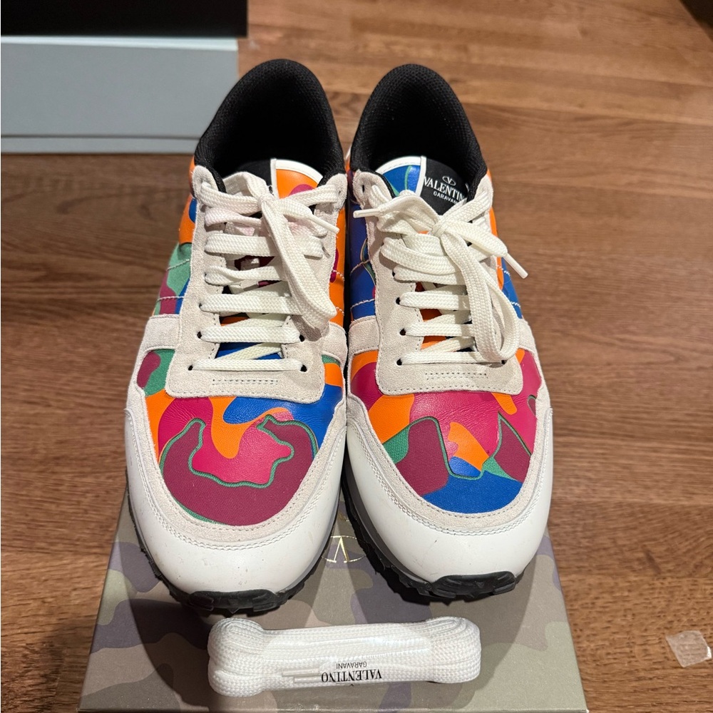 Valentino Colorful Patterned Sneakers